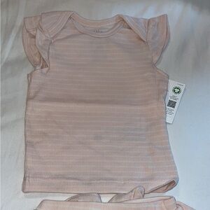 Carter's Pink Striped Kids Matching Set